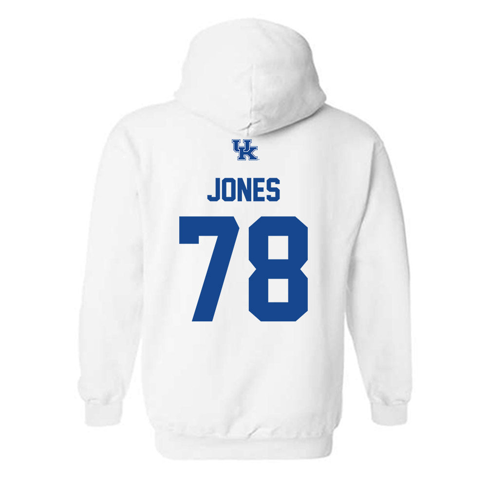 Kentucky - NCAA Football : Cameron Jones - Classic Shersey Hooded Sweatshirt-1
