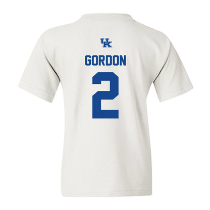 Kentucky - NCAA Men's Soccer : Joshua Gordon - Classic Shersey Youth T-Shirt-1
