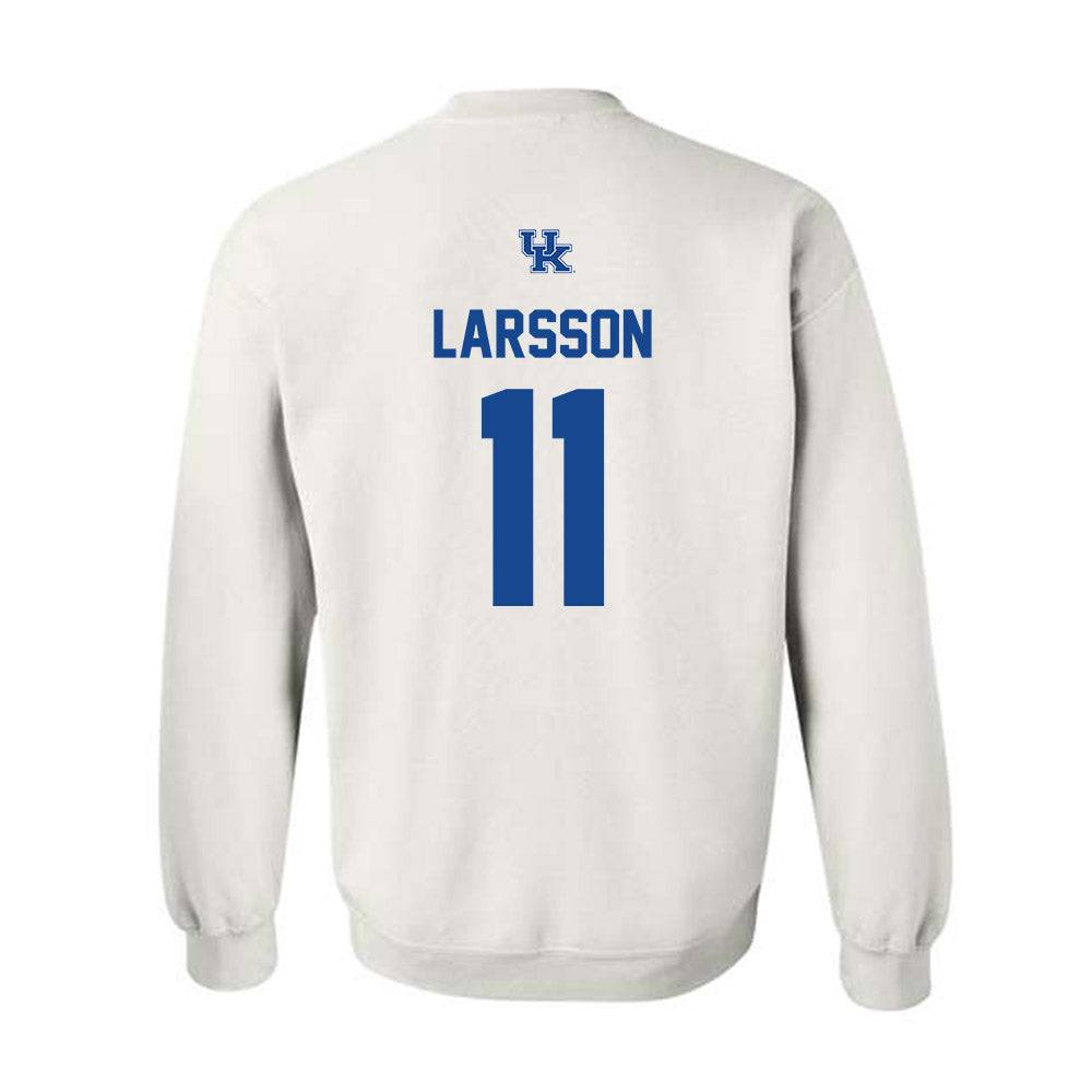 Kentucky - NCAA Men's Soccer : Kevin Larsson - Classic Shersey Crewneck Sweatshirt-1