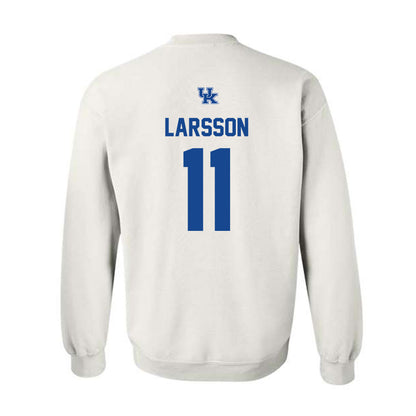 Kentucky - NCAA Men's Soccer : Kevin Larsson - Classic Shersey Crewneck Sweatshirt-1