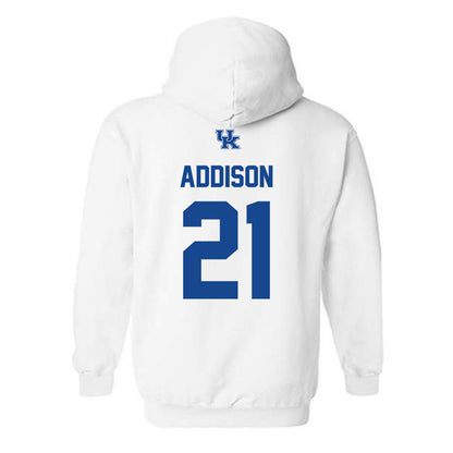 Kentucky - NCAA Football : Nasir Addison - Classic Shersey Hooded Sweatshirt-1
