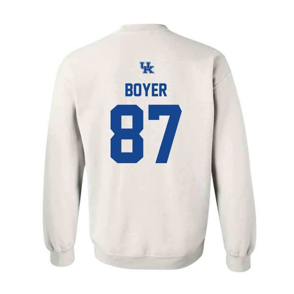 Kentucky - NCAA Football : Henry Boyer - Classic Shersey Crewneck Sweatshirt-1