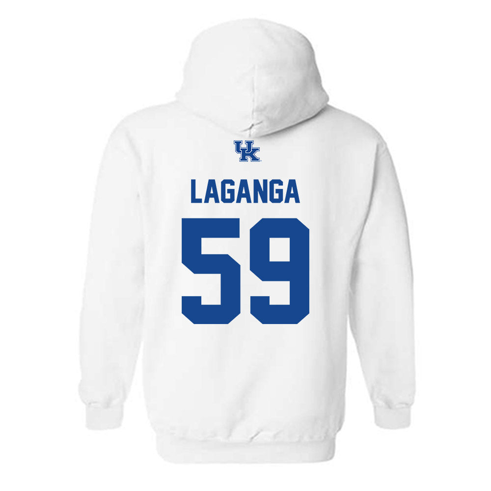 Kentucky - NCAA Football : David LaGanga - Classic Shersey Hooded Sweatshirt-1