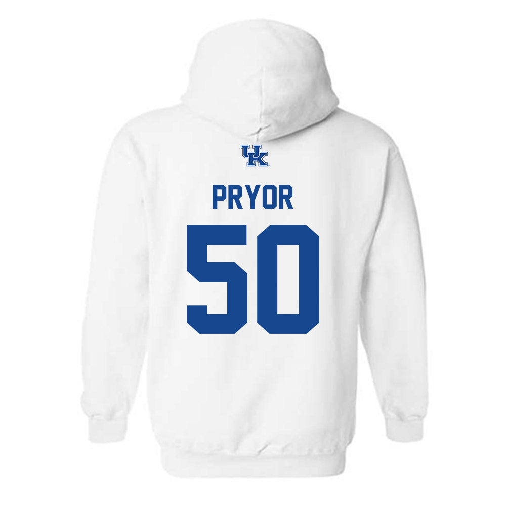 Kentucky - NCAA Baseball : Will Pryor - Classic Shersey Hooded Sweatshirt-1