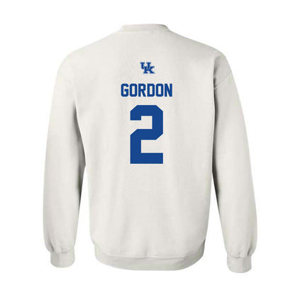 Kentucky - NCAA Men's Soccer : Joshua Gordon - Classic Shersey Crewneck Sweatshirt-1