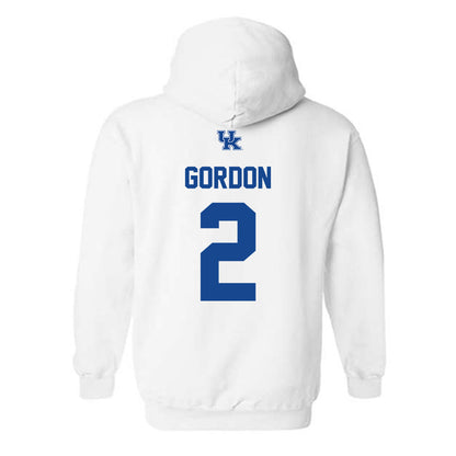 Kentucky - NCAA Men's Soccer : Joshua Gordon - Classic Shersey Hooded Sweatshirt-1