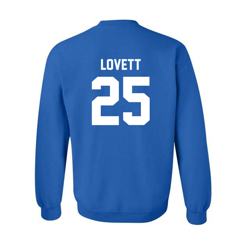 Kentucky - NCAA Football : Jordan Lovett - Classic Shersey Crewneck Sweatshirt-1