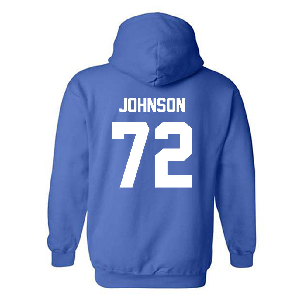 Kentucky - NCAA Football : Hayes Johnson - Classic Shersey Hooded Sweatshirt-1
