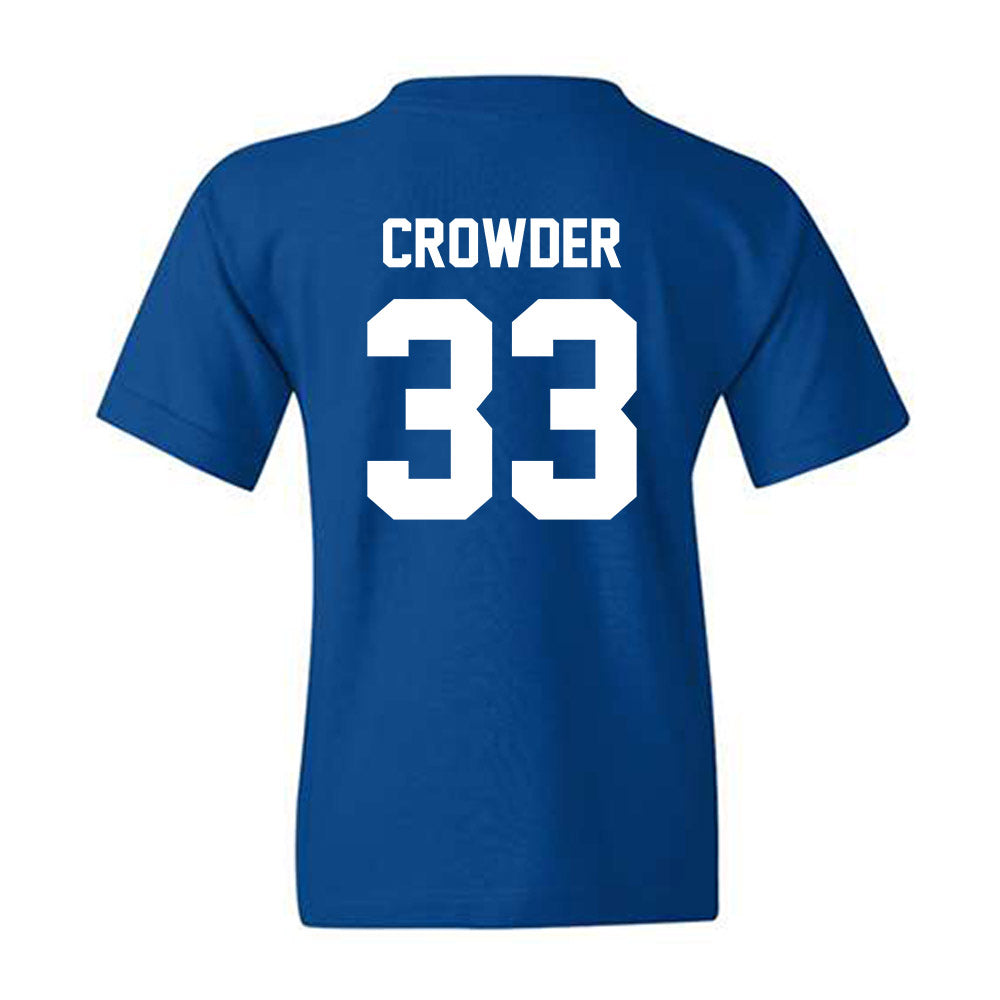 Kentucky - NCAA Football : Rico Crowder - Classic Fashion Shersey Youth T-Shirt-1