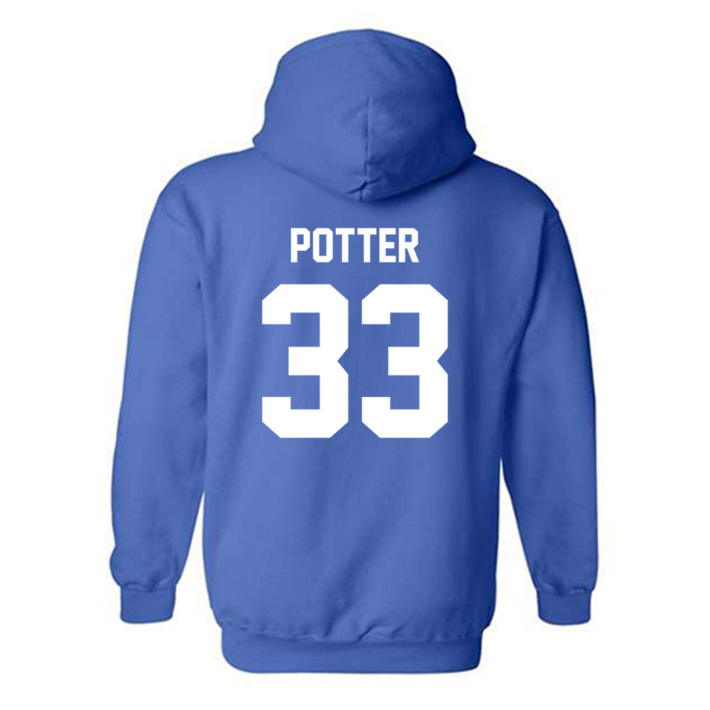 Kentucky - NCAA Men's Basketball : Reece Potter - Classic Shersey Hooded Sweatshirt-1