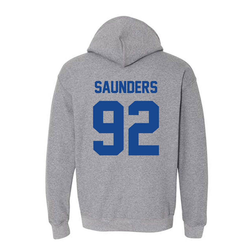 Kentucky - NCAA Football : Kahlil Saunders - Classic Fashion Shersey Hooded Sweatshirt-1