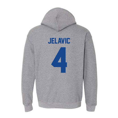 Kentucky - NCAA Men's Basketball : Andrija Jelavic - Classic Fashion Shersey Hooded Sweatshirt-1