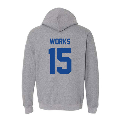 Kentucky - NCAA Football : Cedric Works - Classic Fashion Shersey Hooded Sweatshirt-1