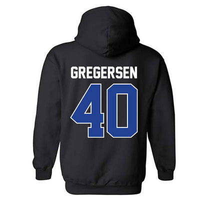 Kentucky - NCAA Baseball : Simon Gregersen - Sports Shersey Hooded Sweatshirt