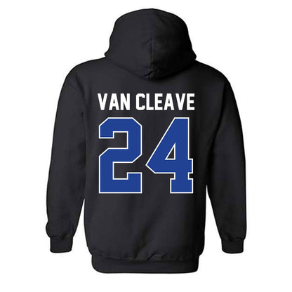 Kentucky - NCAA Baseball : Braxton Van Cleave - Sports Shersey Hooded Sweatshirt-1