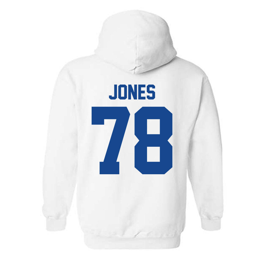 Kentucky - NCAA Football : Cameron Jones - Sports Shersey Hooded Sweatshirt-1