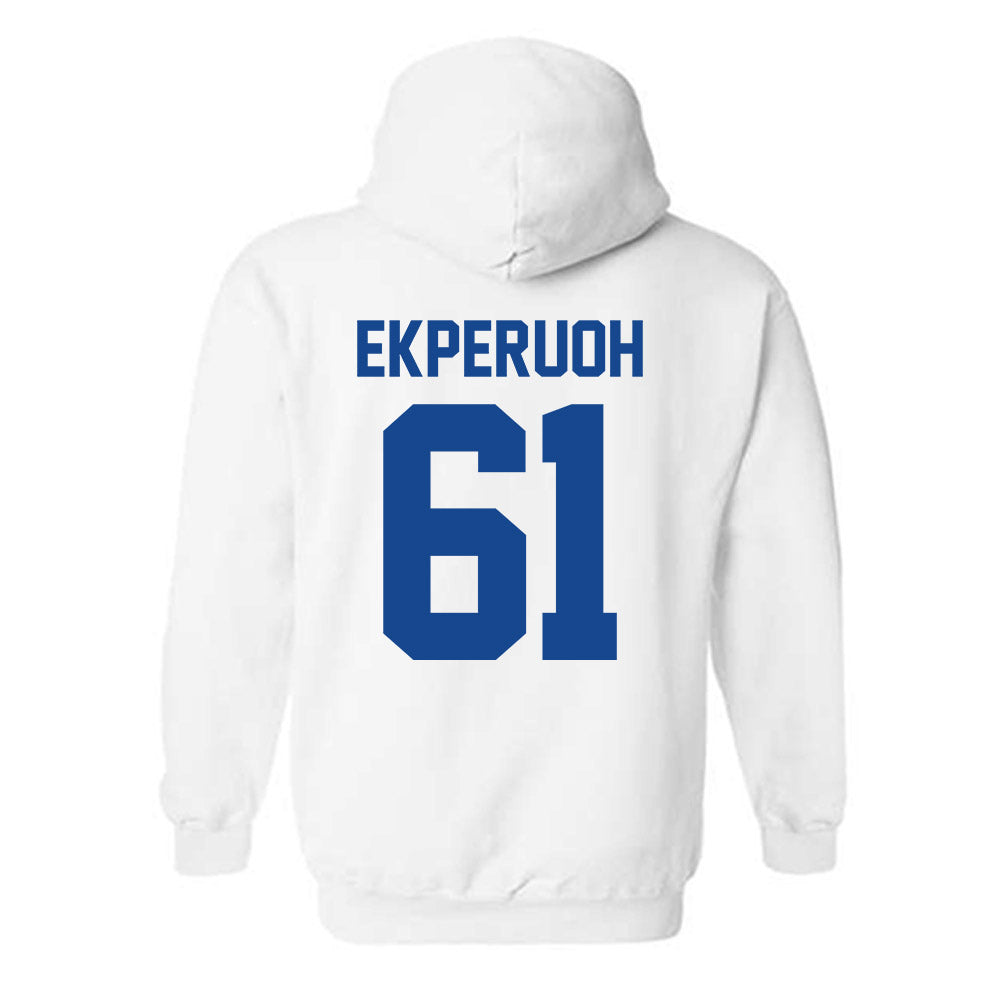 Kentucky - NCAA Football : Jason Ekperuoh - Sports Shersey Hooded Sweatshirt-1