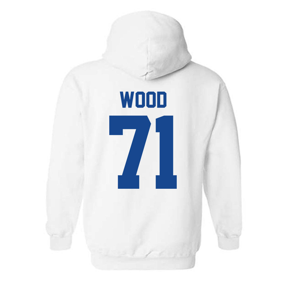 Kentucky - NCAA Football : Malachi Wood - Sports Shersey Hooded Sweatshirt