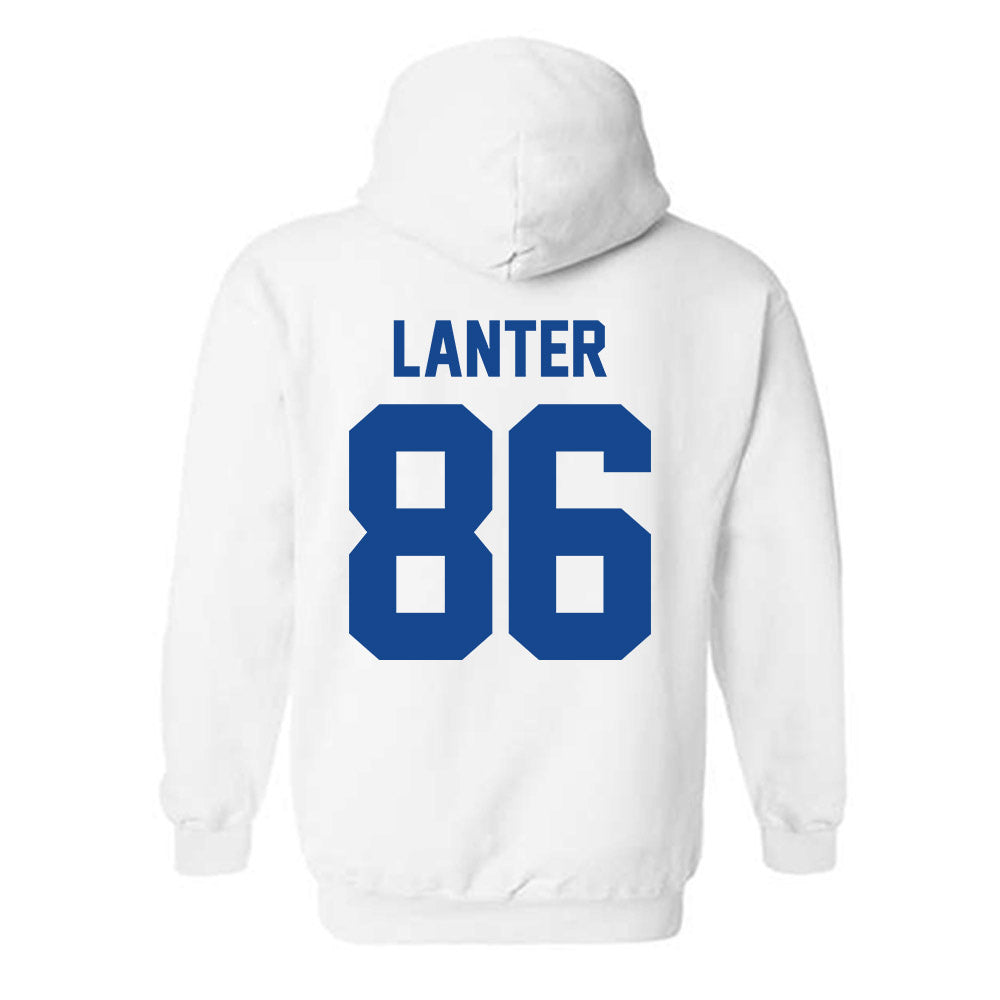 Kentucky - NCAA Football : Cole Lanter - Sports Shersey Hooded Sweatshirt-1