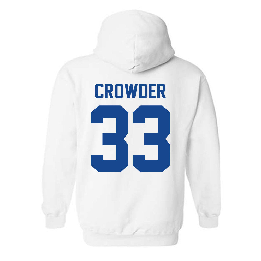 Kentucky - NCAA Football : Rico Crowder - Sports Shersey Hooded Sweatshirt-1