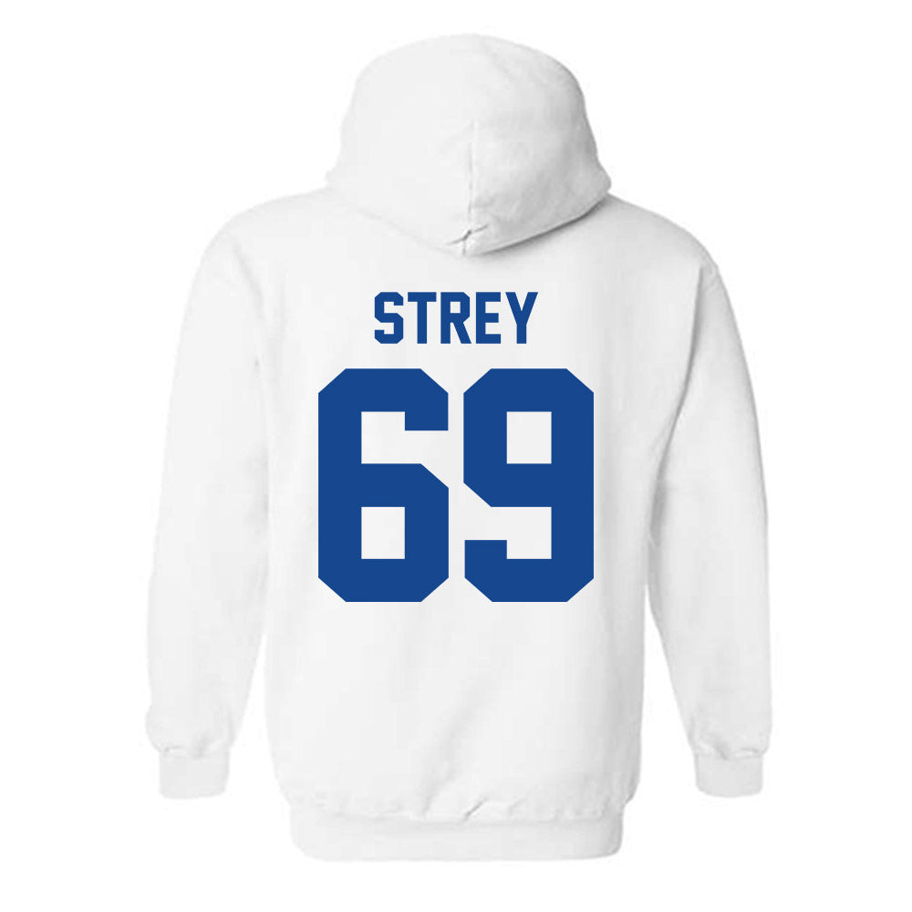 Kentucky - NCAA Football : Darrin Strey - Sports Shersey Hooded Sweatshirt-1