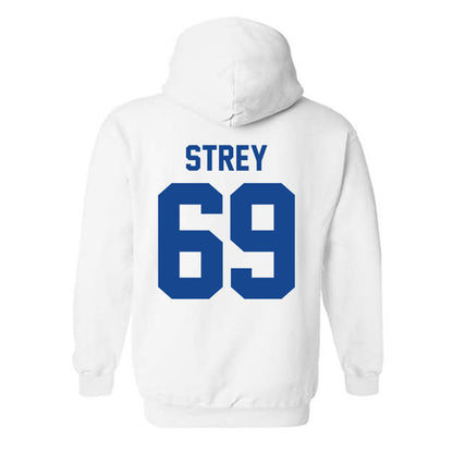 Kentucky - NCAA Football : Darrin Strey - Sports Shersey Hooded Sweatshirt-1
