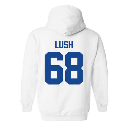 Kentucky - NCAA Football : Charlie Lush - Sports Shersey Hooded Sweatshirt