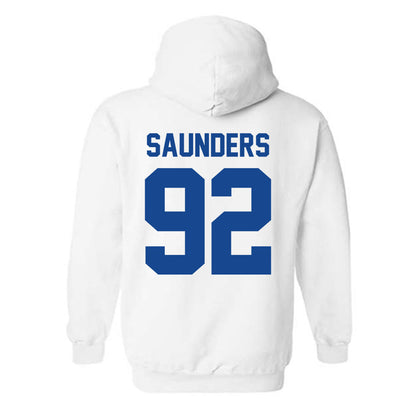Kentucky - NCAA Football : Kahlil Saunders - Sports Shersey Hooded Sweatshirt-1