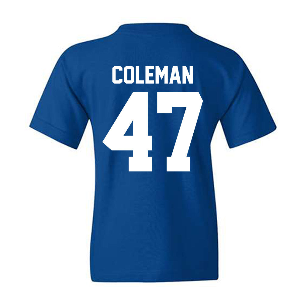 Kentucky - NCAA Baseball : Will Coleman - Sports Shersey Youth T-Shirt-1