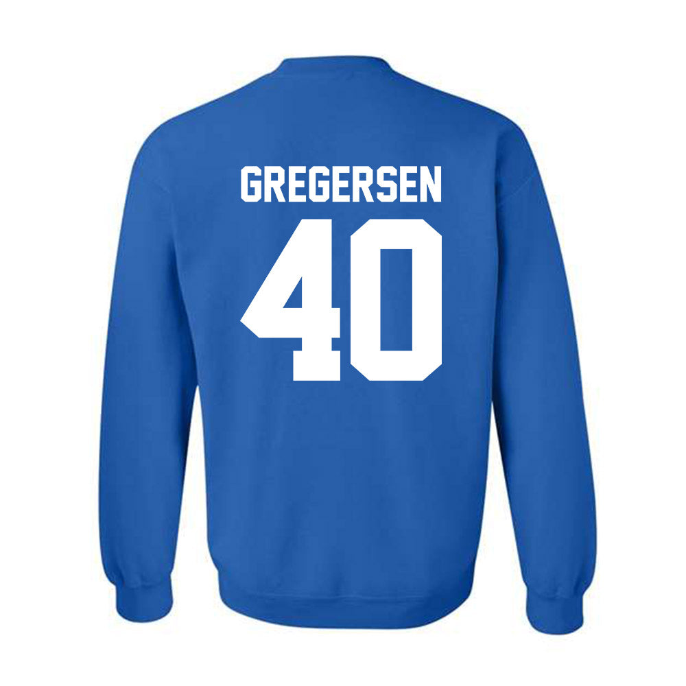 Kentucky - NCAA Baseball : Simon Gregersen - Sports Shersey Crewneck Sweatshirt