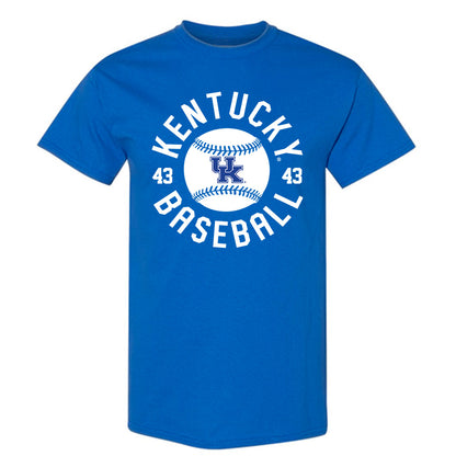 Kentucky - NCAA Baseball : Jackson Nove - Sports Shersey T-Shirt-0