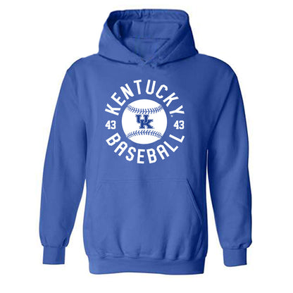 Kentucky - NCAA Baseball : Jackson Nove - Sports Shersey Hooded Sweatshirt-0