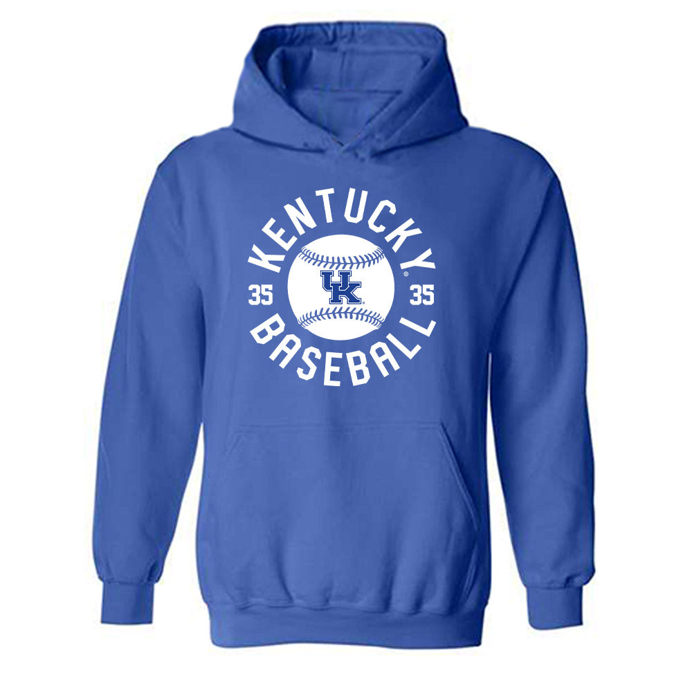 Kentucky - NCAA Baseball : Jackson Soucie - Sports Shersey Hooded Sweatshirt-0