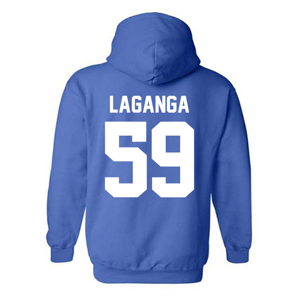 Kentucky - NCAA Football : David LaGanga - Sports Shersey Hooded Sweatshirt-1