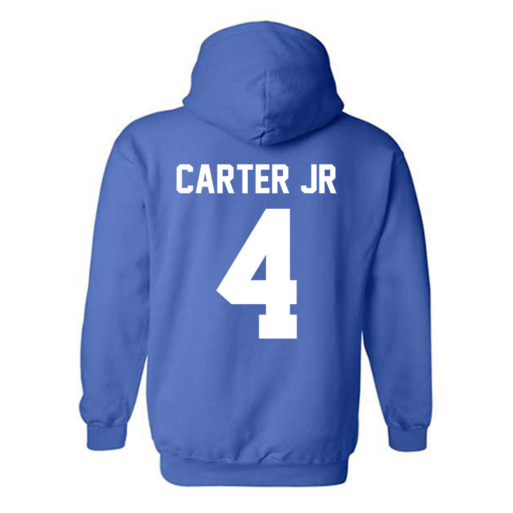 Kentucky - NCAA Football : Martels Carter Jr - Sports Shersey Hooded Sweatshirt-1
