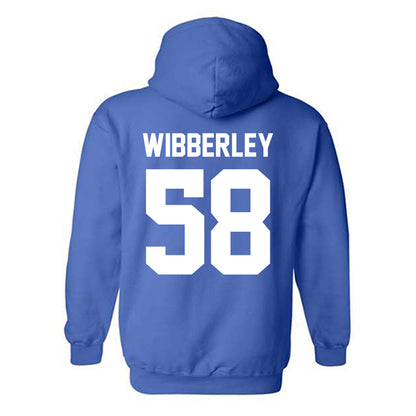 Kentucky - NCAA Football : Evan Wibberley - Sports Shersey Hooded Sweatshirt-1