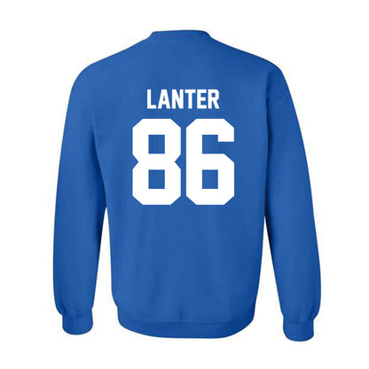 Kentucky - NCAA Football : Cole Lanter - Sports Shersey Crewneck Sweatshirt-1