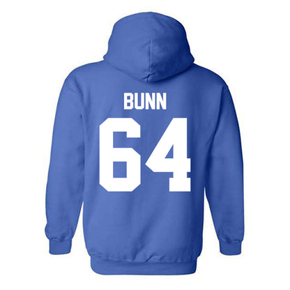 Kentucky - NCAA Football : Jackson Bunn - Sports Shersey Hooded Sweatshirt