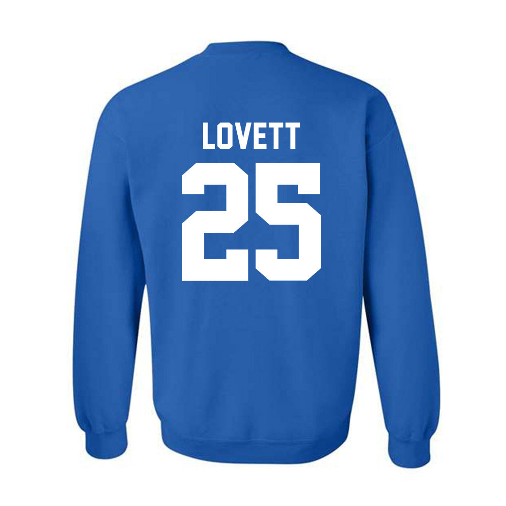 Kentucky - NCAA Football : Jordan Lovett - Sports Shersey Crewneck Sweatshirt-1