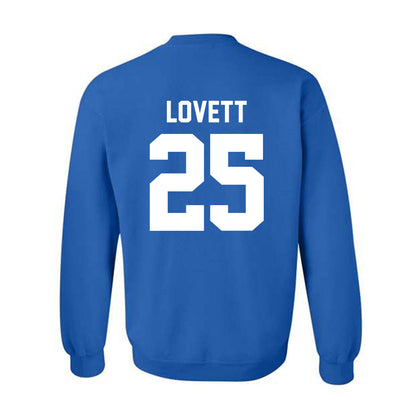 Kentucky - NCAA Football : Jordan Lovett - Sports Shersey Crewneck Sweatshirt-1