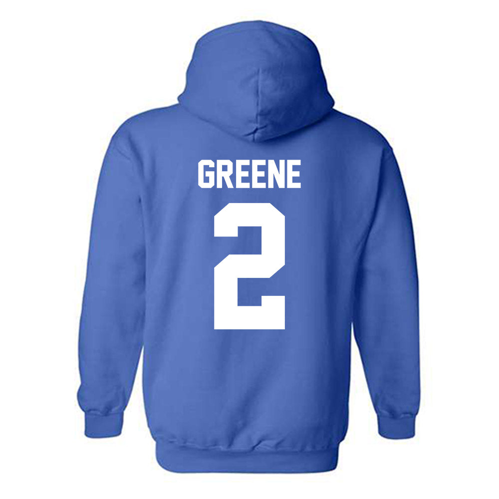 Kentucky - NCAA Football : Sam Greene - Sports Shersey Hooded Sweatshirt-1