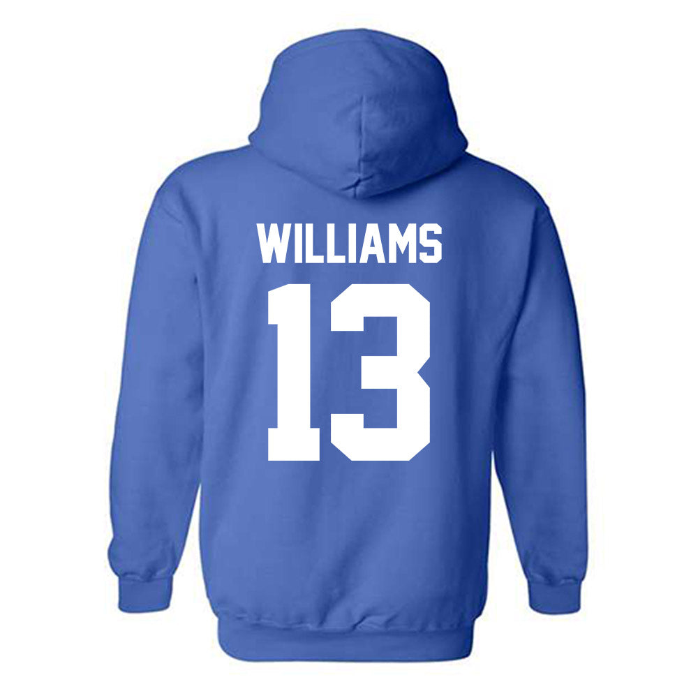Kentucky - NCAA Football : Dyllon Williams - Sports Shersey Hooded Sweatshirt-1