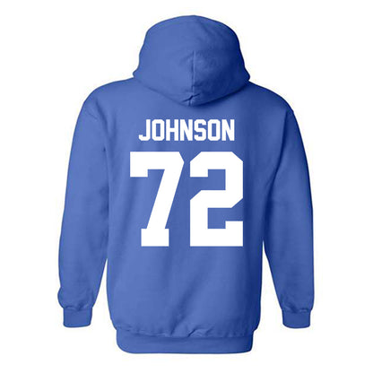 Kentucky - NCAA Football : Hayes Johnson - Sports Shersey Hooded Sweatshirt-1