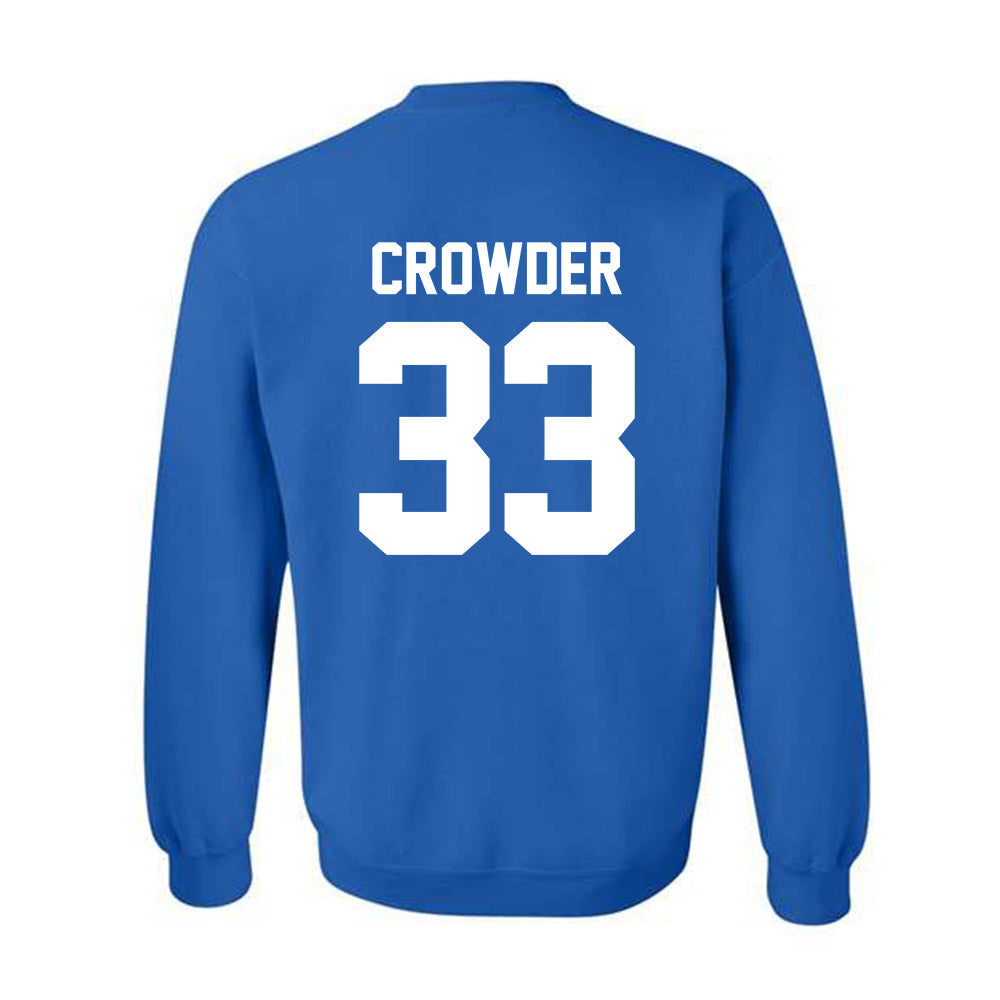 Kentucky - NCAA Football : Rico Crowder - Sports Shersey Crewneck Sweatshirt-1