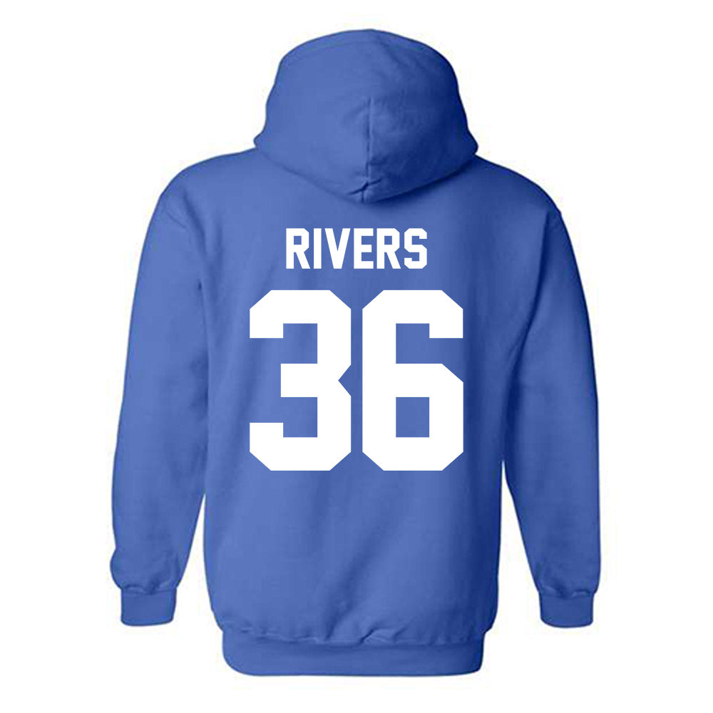 Kentucky - NCAA Football : Chy Rivers - Sports Shersey Hooded Sweatshirt