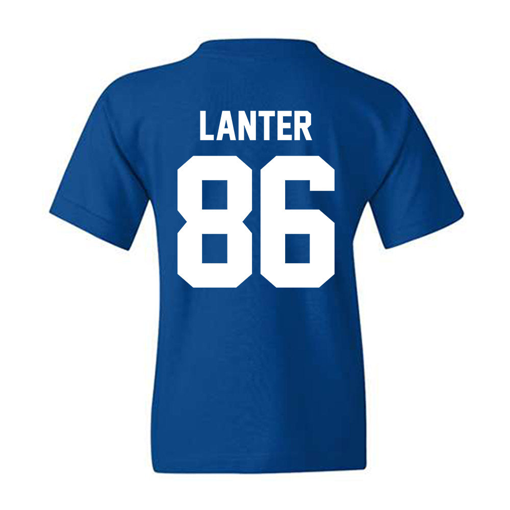 Kentucky - NCAA Football : Cole Lanter - Sports Shersey Youth T-Shirt-1