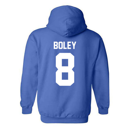 Kentucky - NCAA Football : Cutter Boley - Sports Shersey Hooded Sweatshirt-1