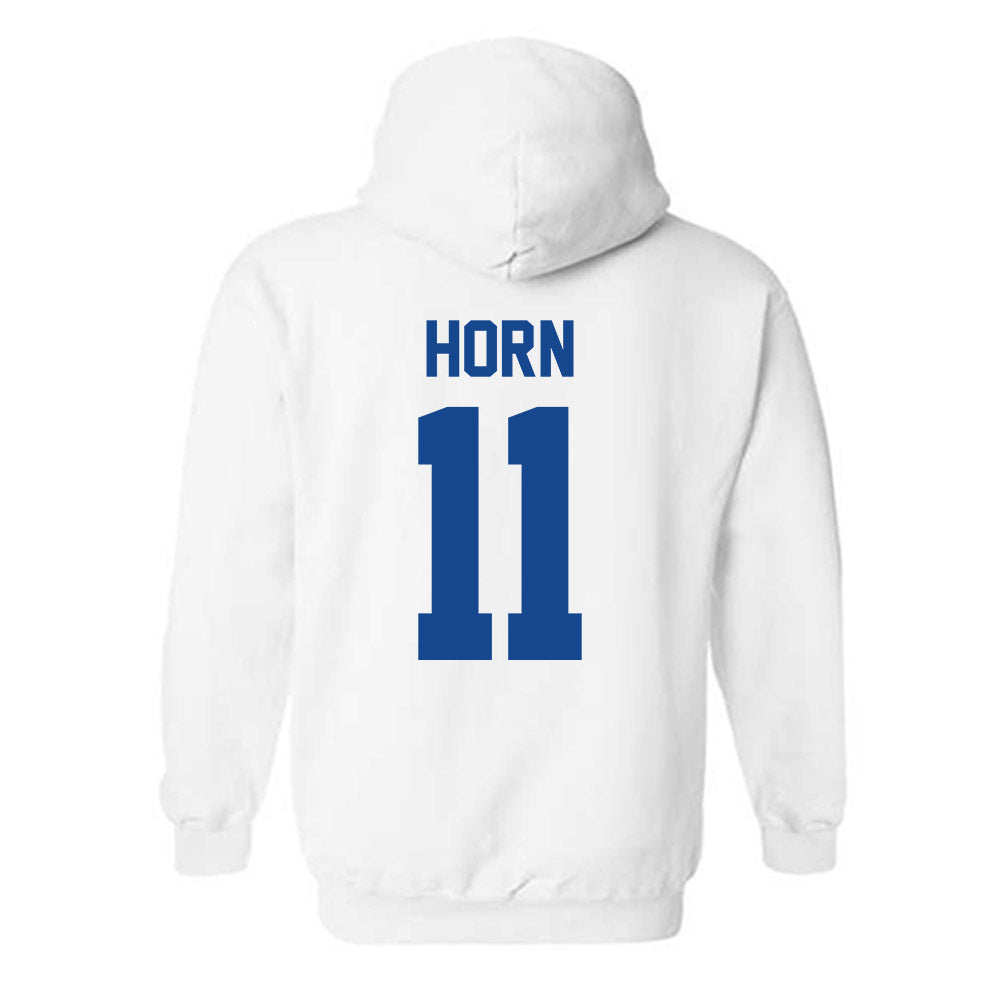 Kentucky - NCAA Men's Basketball : Walker Horn - Sports Shersey Hooded Sweatshirt-1