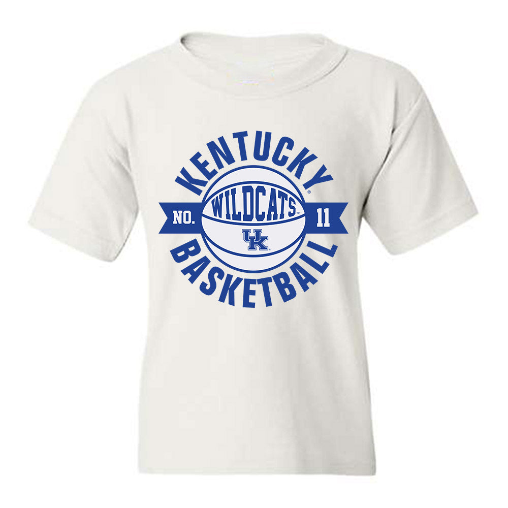 Kentucky - NCAA Men's Basketball : Walker Horn - Sports Shersey Youth T-Shirt-0