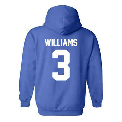 Kentucky - NCAA Men's Basketball : Kam Williams - Sports Shersey Hooded Sweatshirt-1